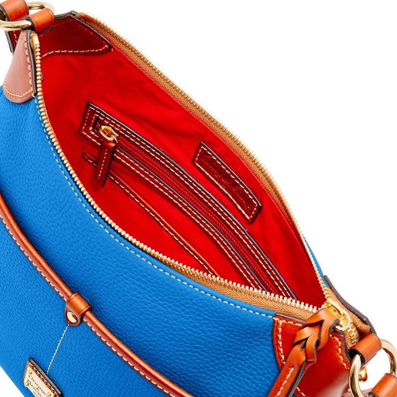 Dooney & Bourke Pebble Grain Kimberly Shoulder Bag - French Blue - Picture 3 of 4